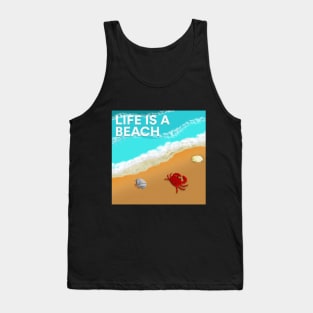 Life's a Beach (Type - 2) - Design Tank Top